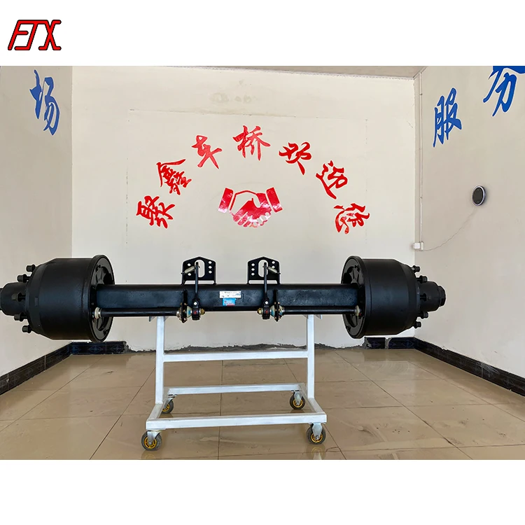 Semi Trailer Axles Wholesale Low Price Heavy Duty American German  Lowbed Truck Trailer Axle