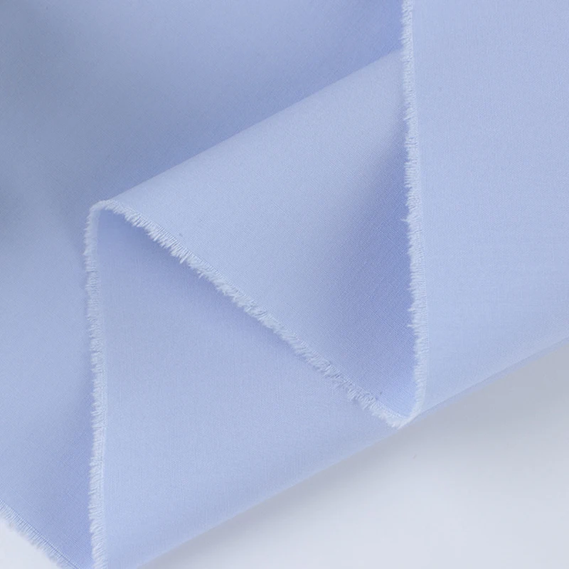 100 Combed cotton plain weave imitation Tencel clothing fabrics