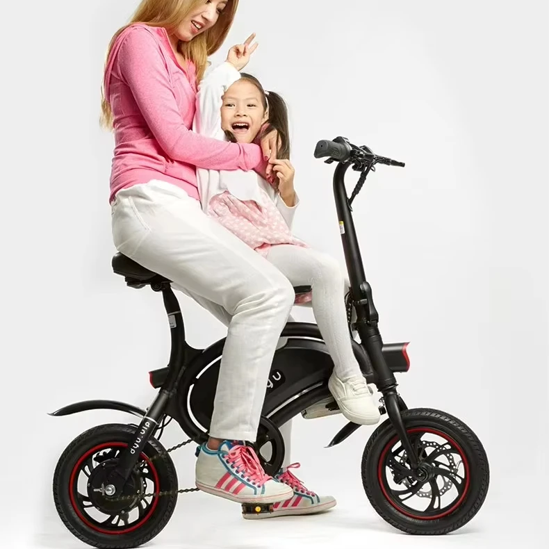 Free Shipping DYU D3F Electric City Bike 250w 36V 14 Inch Folding Electric Bicycle Adult 40KM Long Range Ebike US EU Warehouse