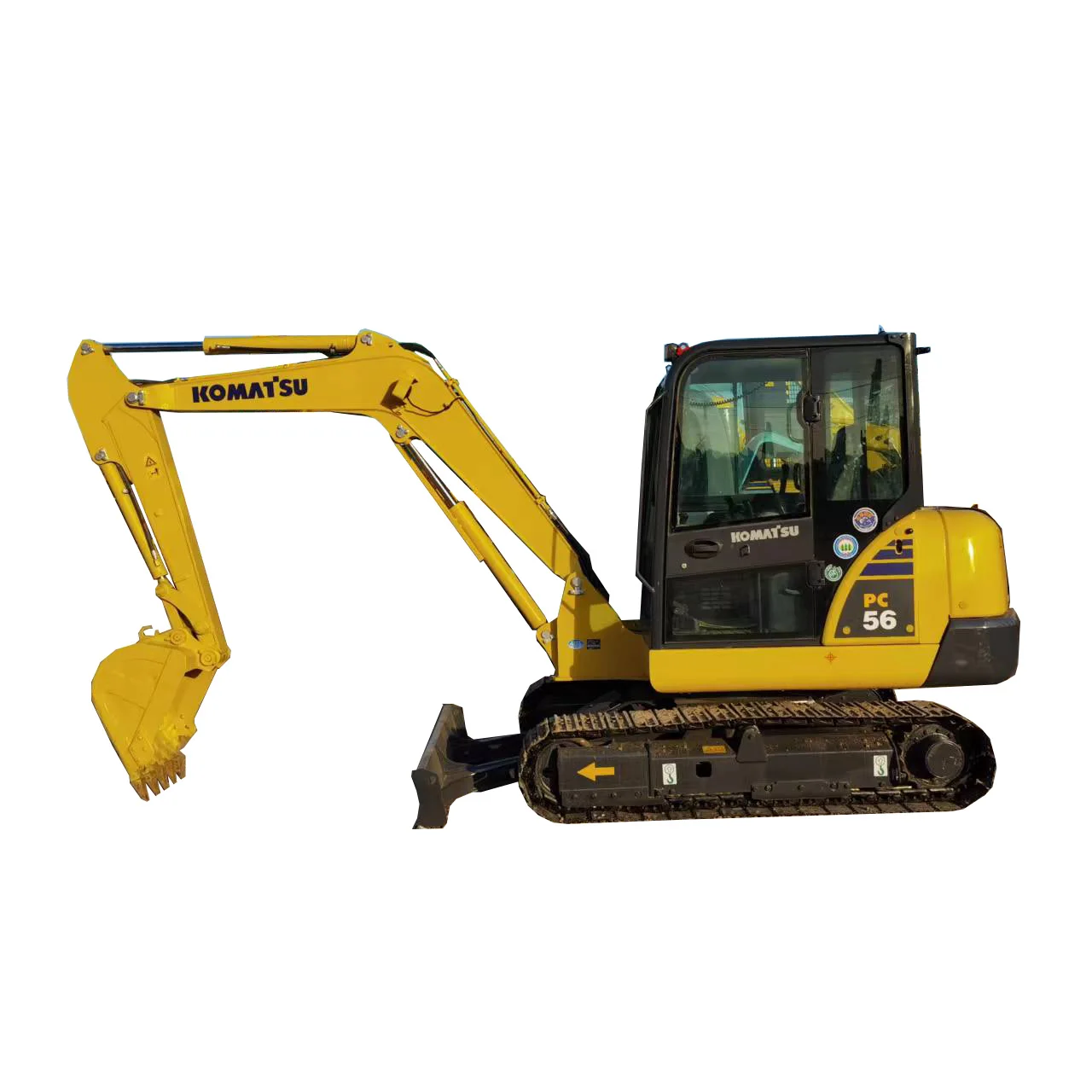 5ton High Quality Used mini digger Komatsu PC56-7 crawler excavator Komatsu pc56 pc60 pc120 pc 200 used excavators for sale