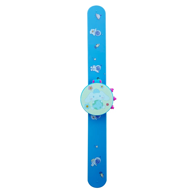 Cheap Custom Rubber Silicon Snap Band Wristband Cute Cartoon Silicone Watch For Kids