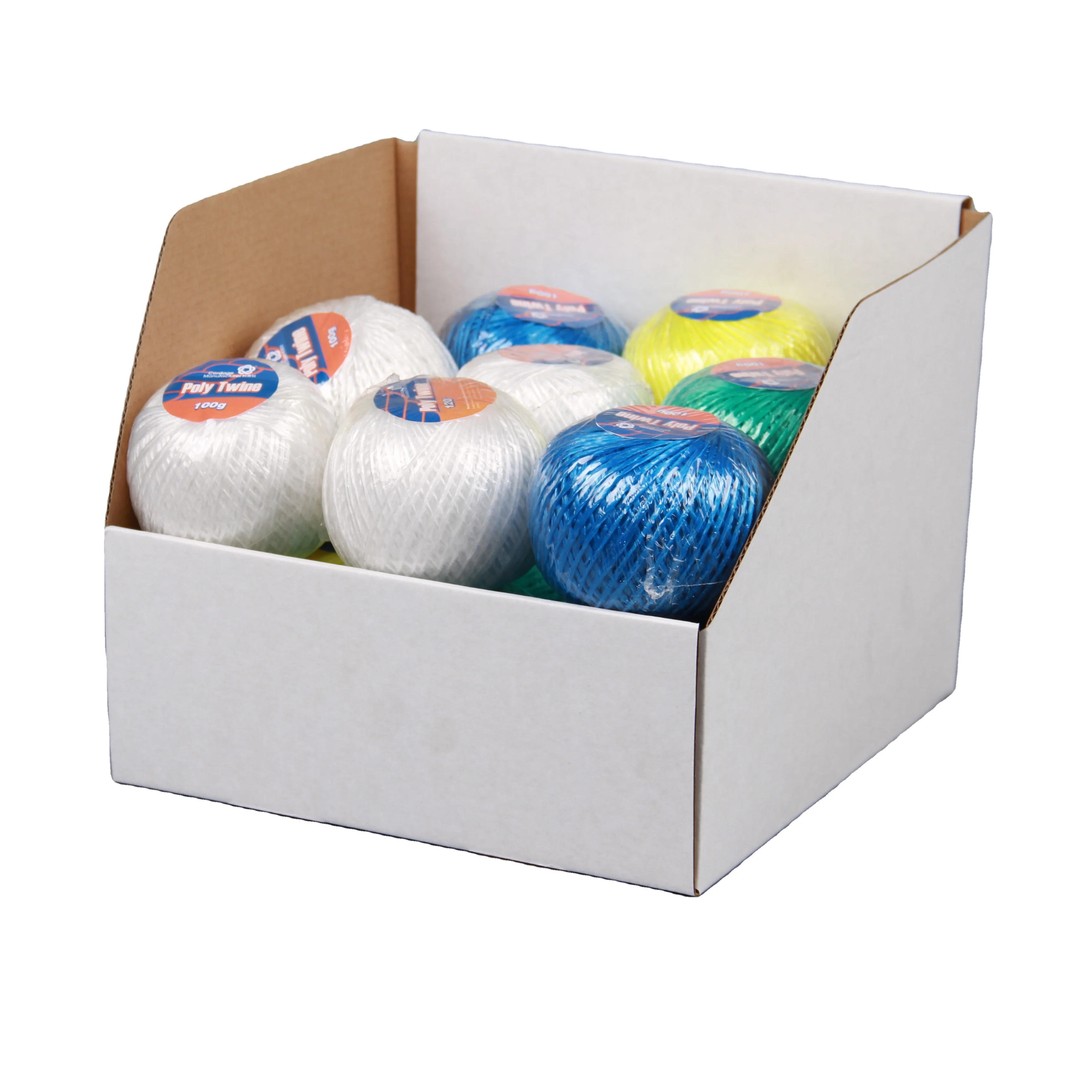High Strength Yellow White Poly Twine Packaging Polypropylene Split Film Twine