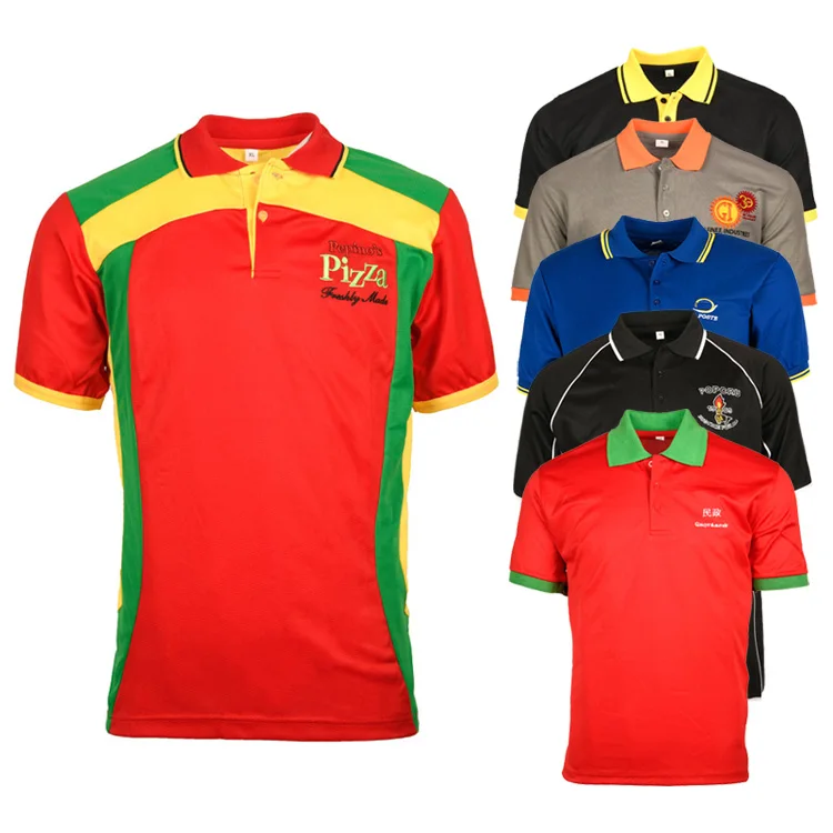 China factory polyester cotton short sleeve design logo men custom polo shirt manufacturer