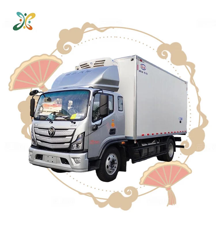 FOTON Aumark Truck Refrigerated Cummins Engine 5 Ton 3 Ton Refrigerator Trucks 15 Years Experiences Manufacturer Factory