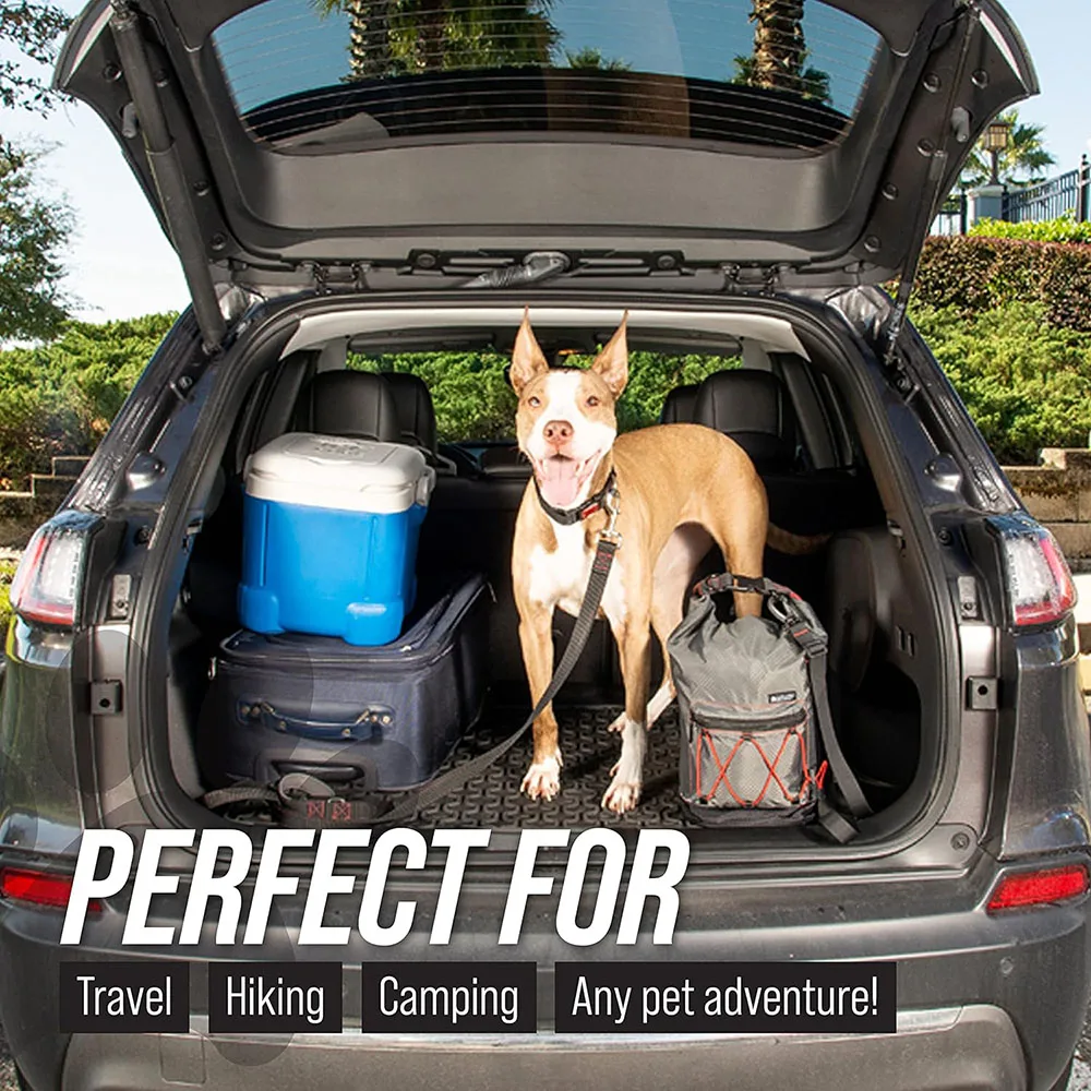 A588 Portable Dog Food Travel Bag Pet Storage Large Capacity Carrier Pet Bin Cat Container Accessories Camping Dog Food Bags