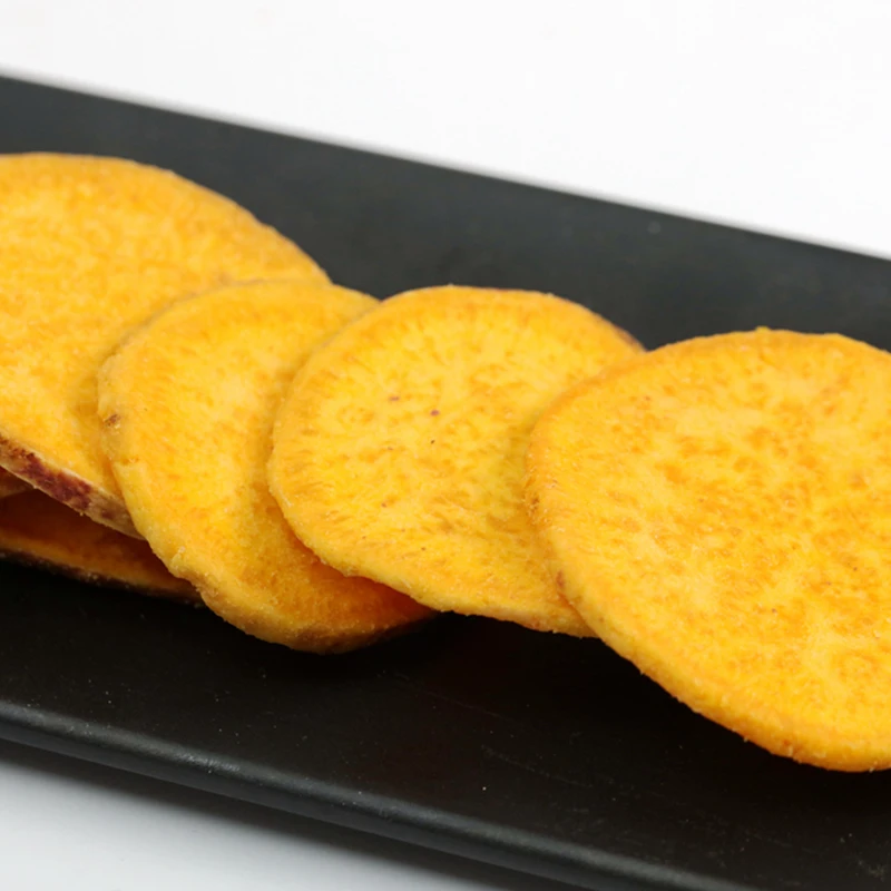 Best selling  VF fruit and vegetable snacks Vacuum fring dried fruit OEM sweet potato wholesalers