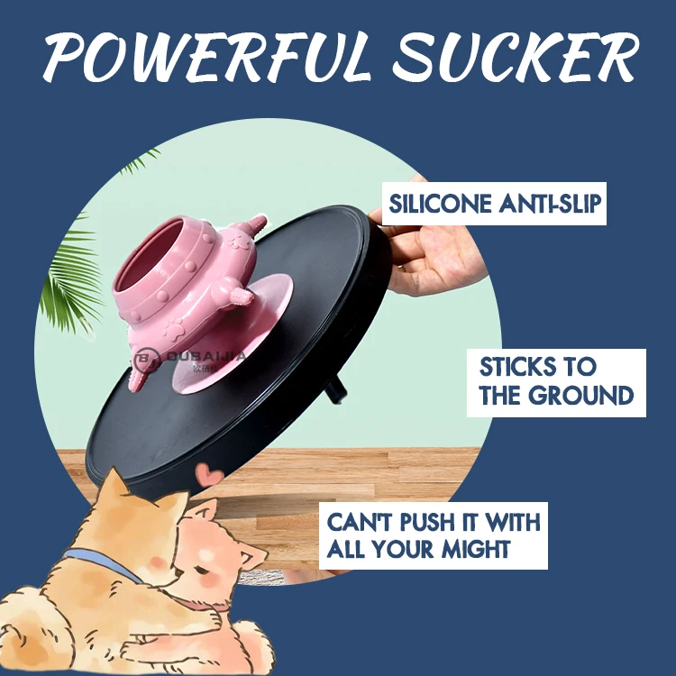 OBJ can customize baby pet feeder Dog dog kitten food silicone breast milk pacifier Pet feeding with suction cup