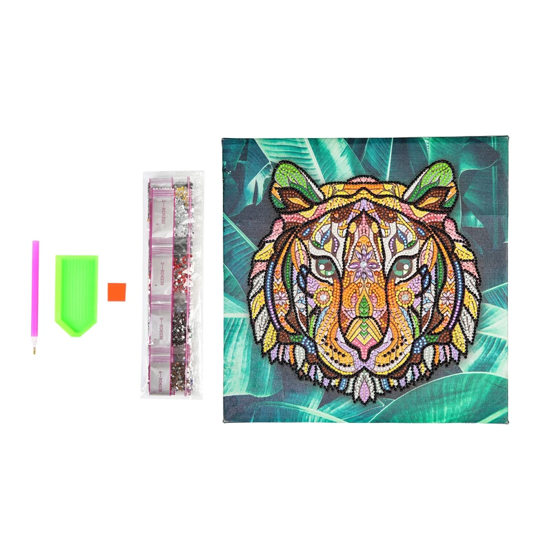 Diy Diamond Painting Lion Sheep Pigeon Diamond Embroidery Full Round Drill Cross Stitch Wall Home Decor