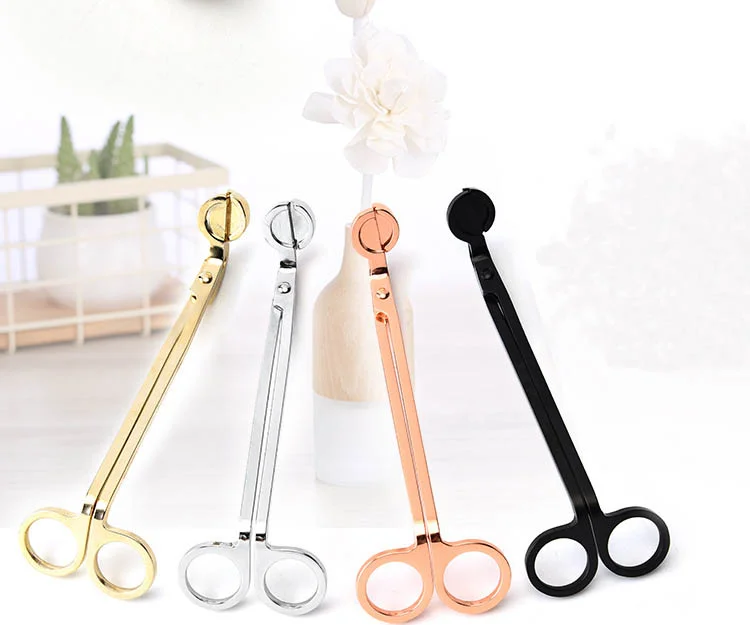 China Factory Hot Selling Wick Scissor Colorful Candle Scissors