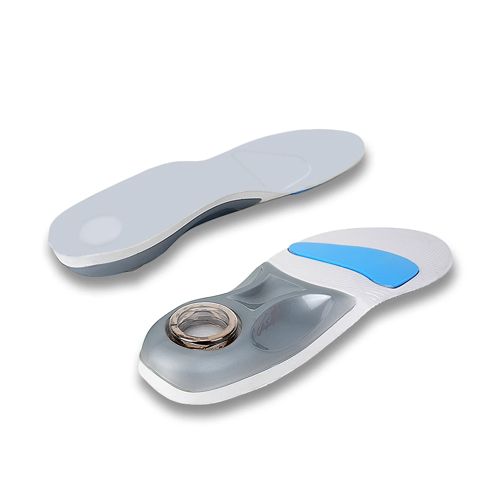 High Quality Breathable Arch Support Shoe Pads Shock Absorbing Poron Cushion Sports Spring Insole