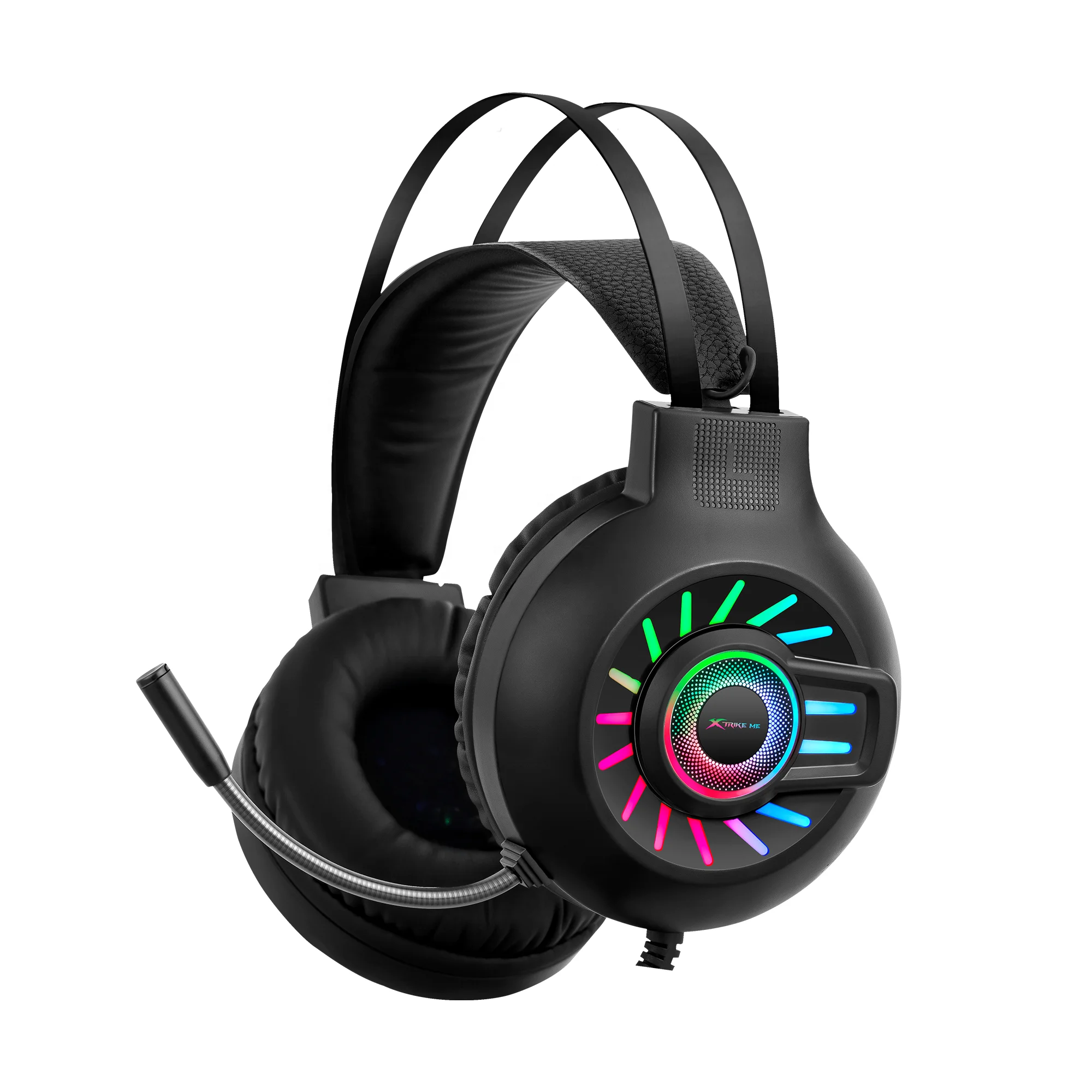 XTRIKE ME New Gaming Headset GH-605 static RGB backlit, compatible with PS5/PS4, xbox one, PC, tablets, mobile phones