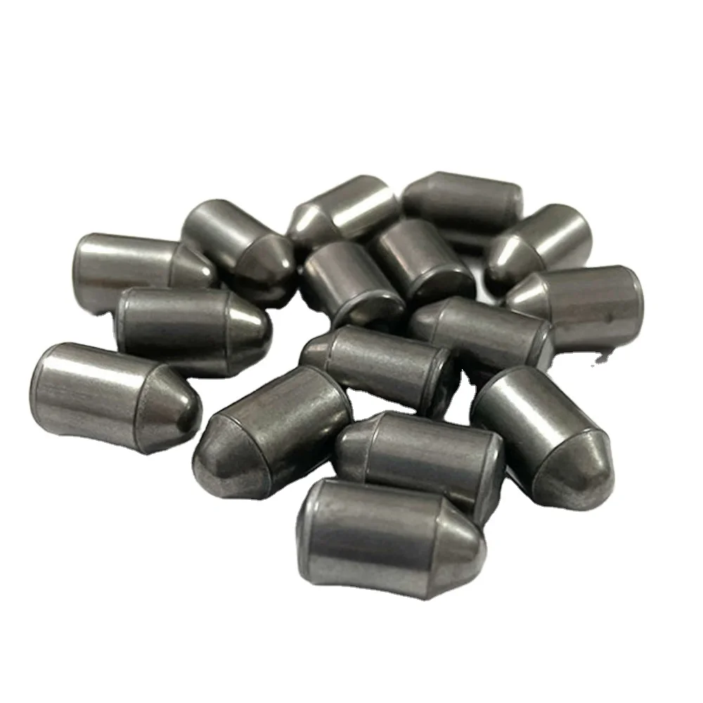 High quality carbide button rock drilling 16mm carbide insert button cutter q8-34 tapered carbide button mining crown drill bit