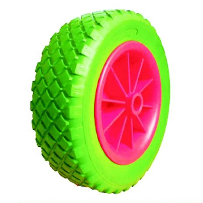 Шина для тачки 10*3,50-6 4,00-10 дюймов, полиуретановая пена, твердая полиуретановая шина, ручная колесная шина