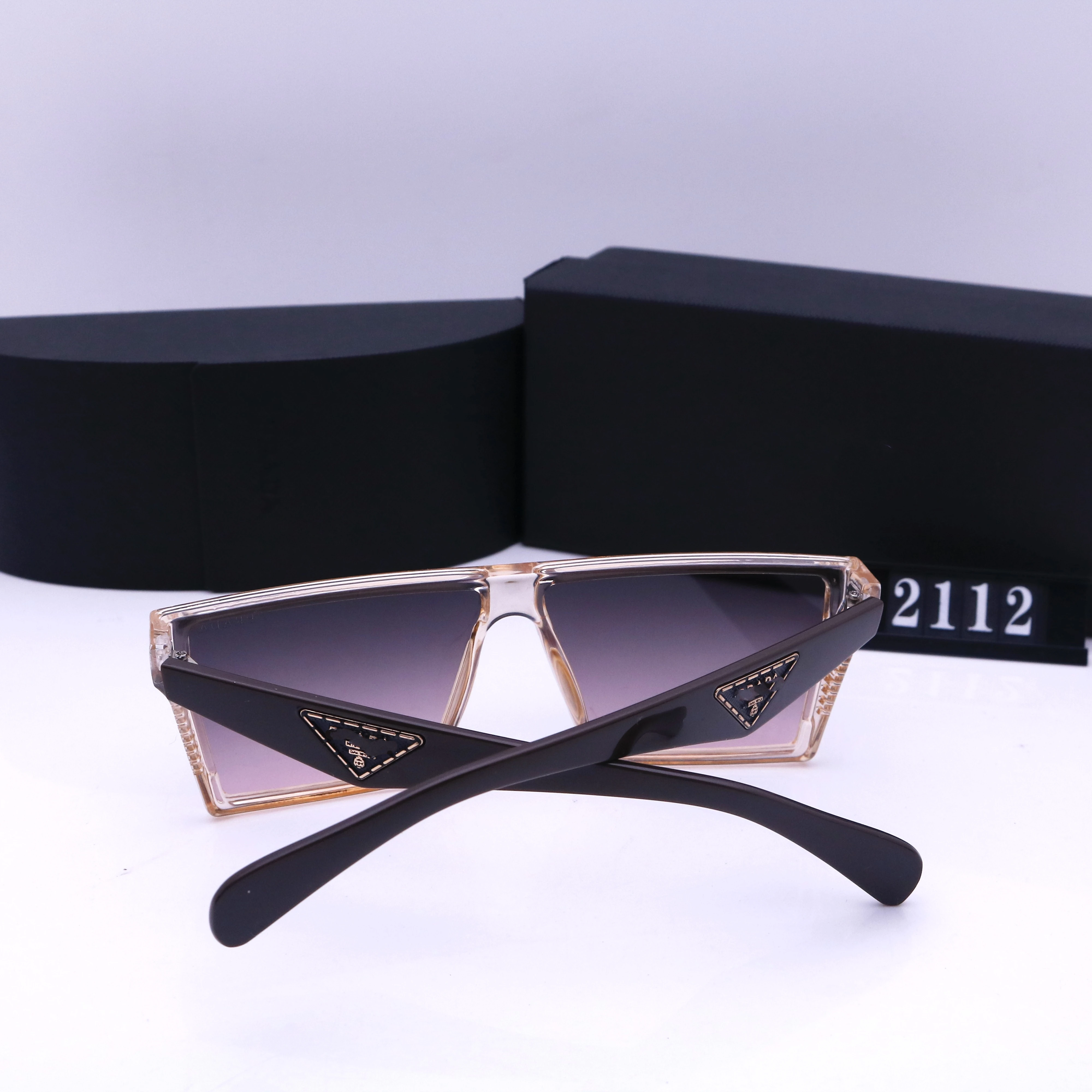 Модные солнцезащитные очки большие квадратные Pra * a Gafas