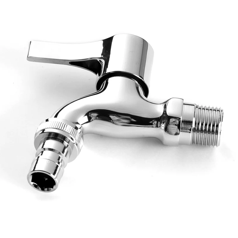 JOMOO Washing Machine Faucet Taps Wall Mounted Quick-open Chrome Single Handle Bathroom Taps