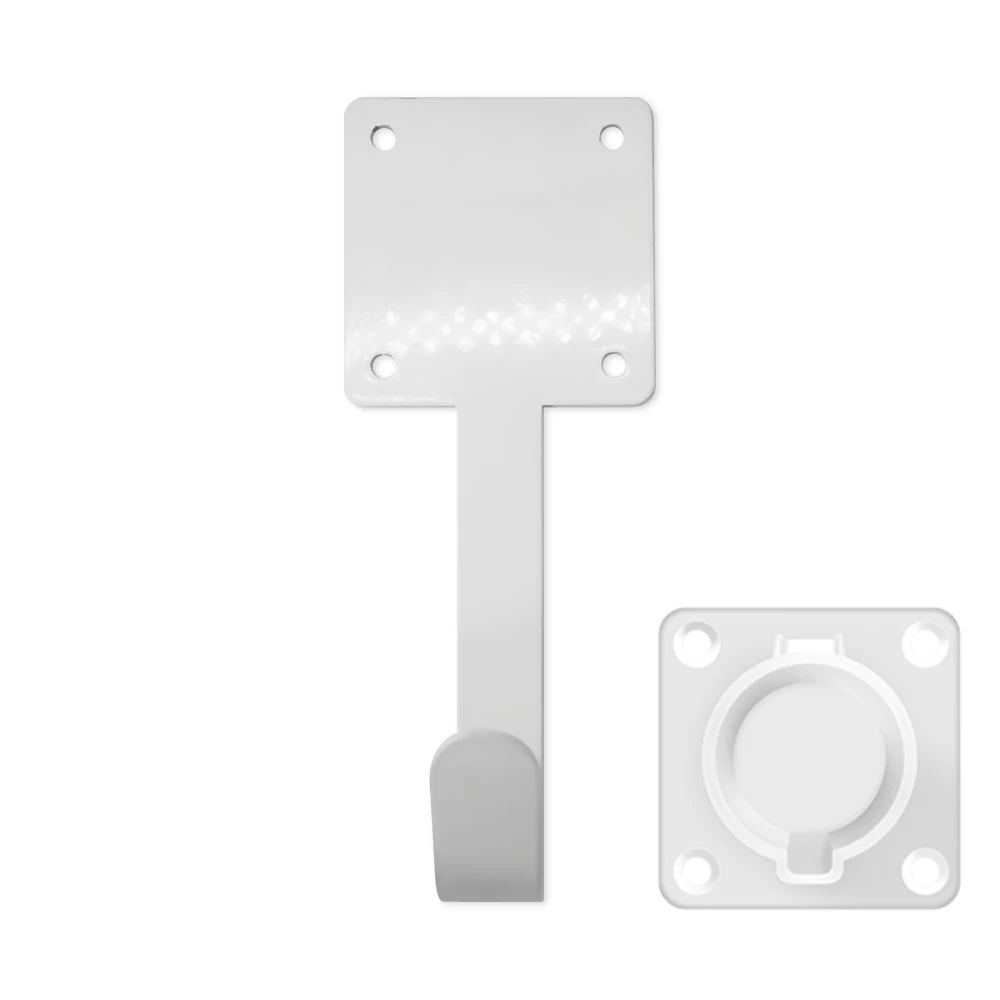 Wallbox комплект сопла соединителя электромобиля (черно-белый) SAE J1772 маленький крючок