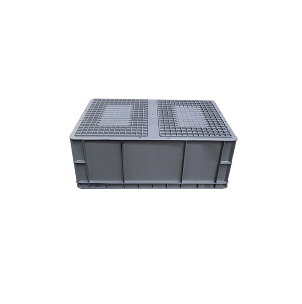 Large Size Stackable Moving Container Euro Standard Plastic Box For Workshop Use