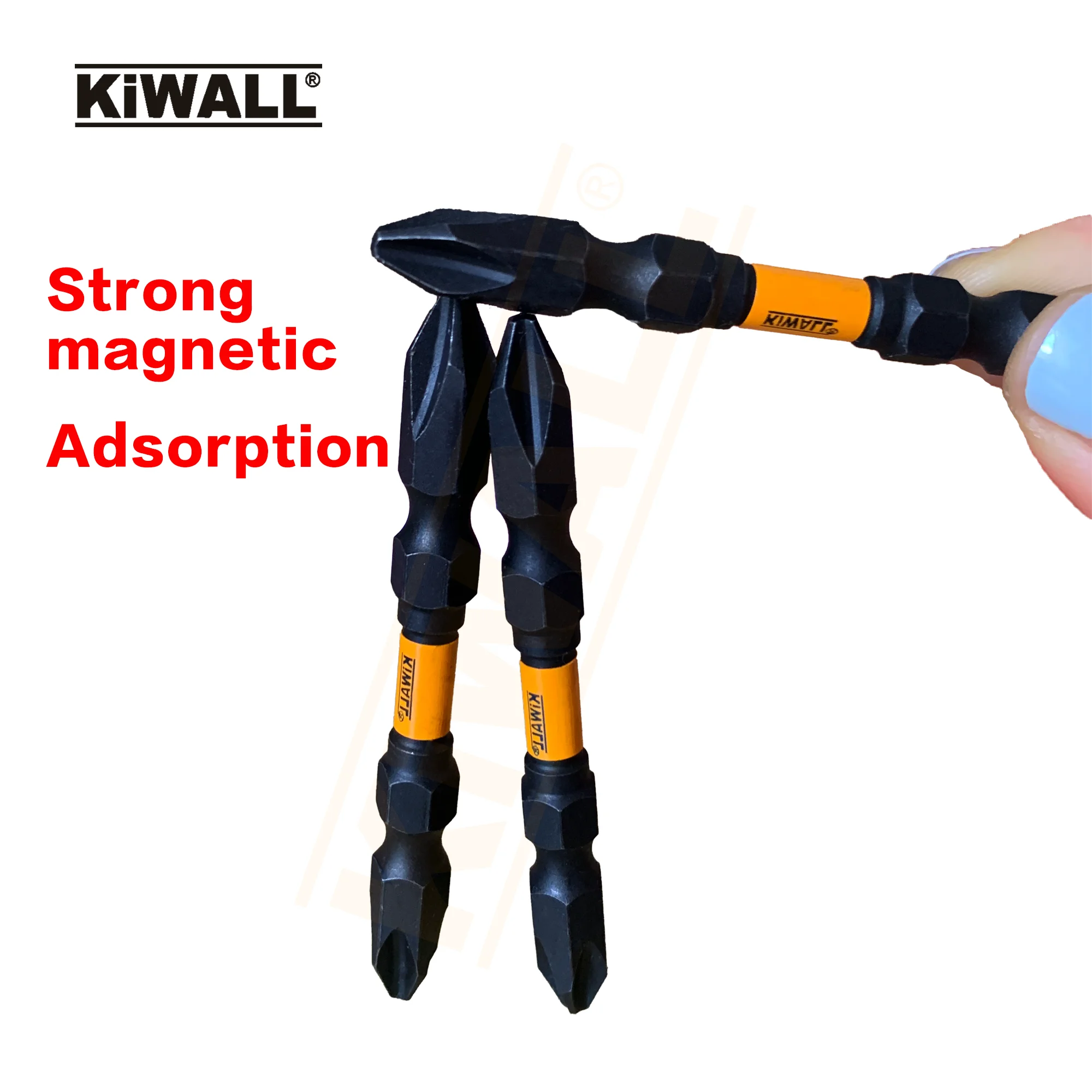 Impact Screw Driver bit PH2 Strong Magnetic Screw driver Bit set 1/4 Inch 65mm Hexagon Shank Driver S2 Screwdriver bit
