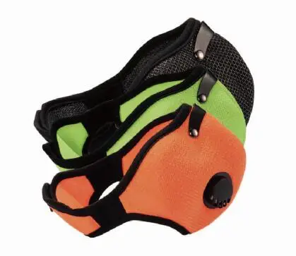 Reusable Washable Cloth Dust Pollution Pollen Purely Air Filter N95 Nose and Mouth Mask with Double Filter