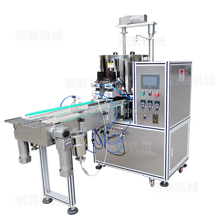 SILIAN High capacity Double head oil wax quantitative heating filling machine