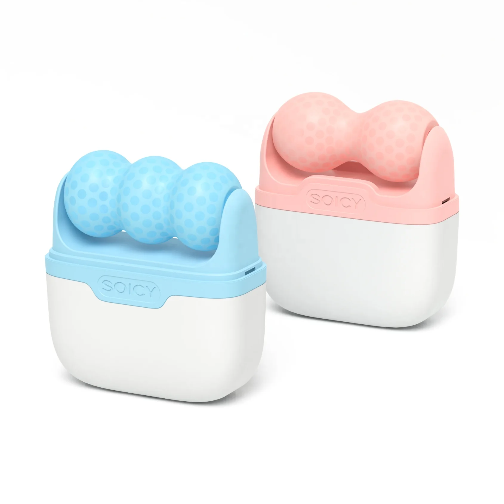 high quality Soicy S30 with double ice roller head W-shaped+ V-shaped  massage ice treatment ice face roller