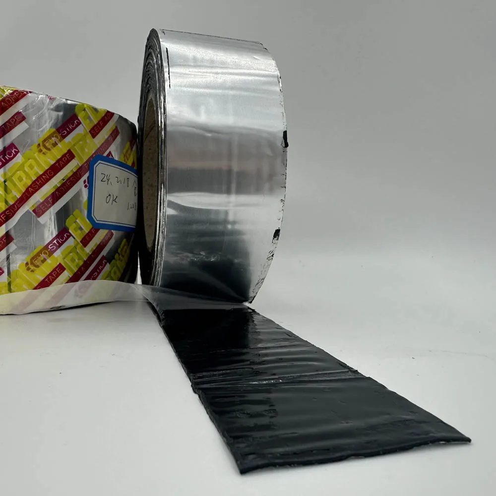 Selfadhesive flashband flashing tape for sealing waterproof materials bitumen band whth aluminum foil 1.2mmx5cmx10m
