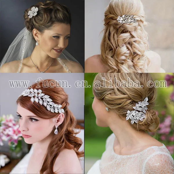 Wedding Bridal Hair Accessories Crystal Rhinestone Hair Comb