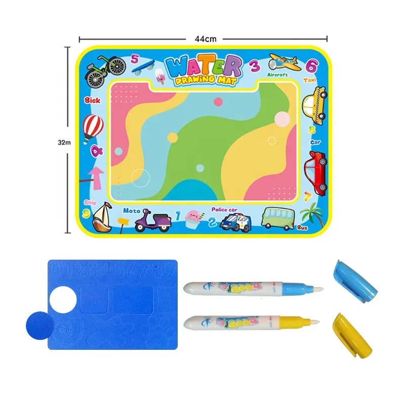 Children Educational Toys Magical Doodle Painting Water Board Reusable DIY Writing Water Drawing Mat Toy