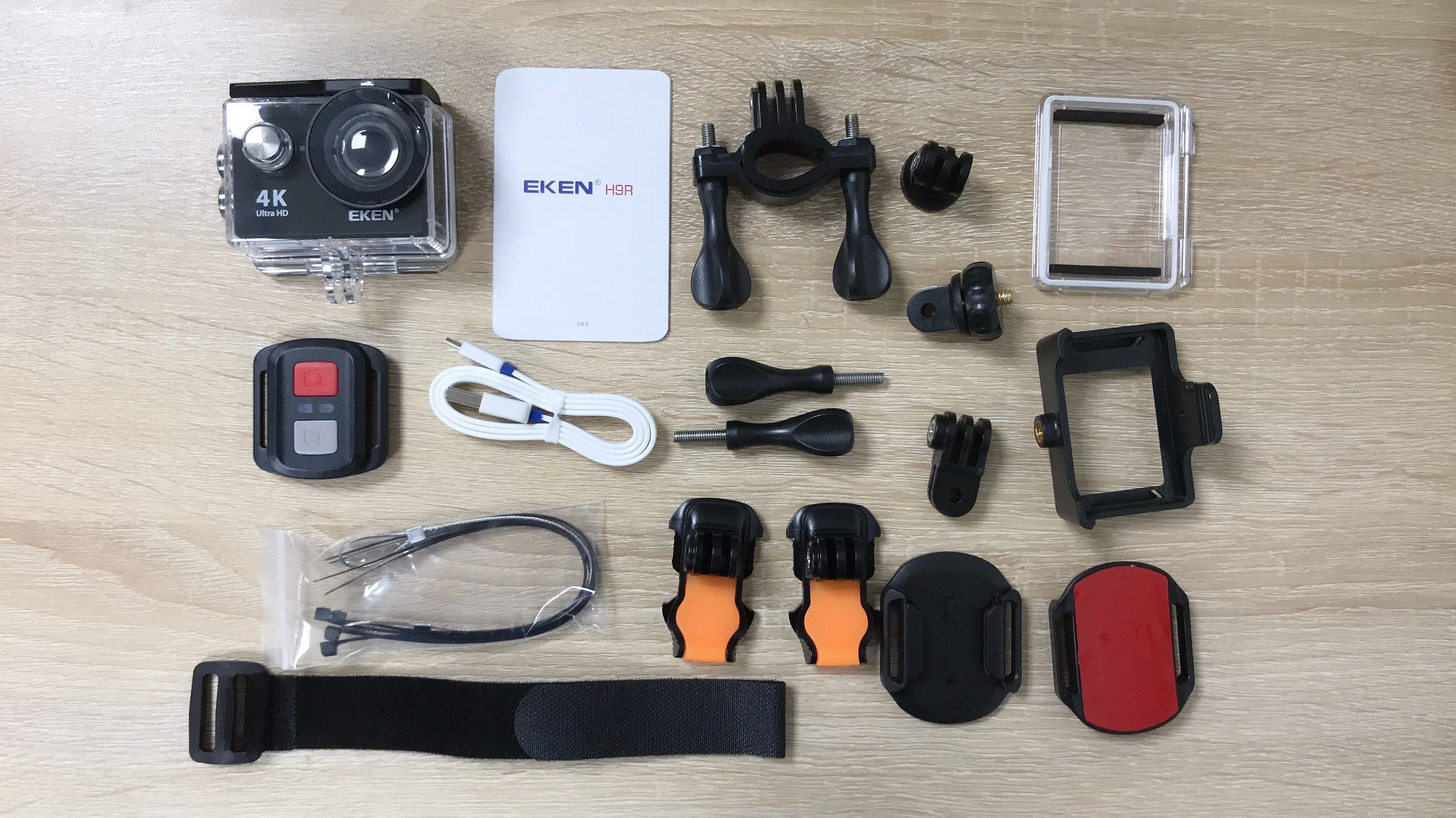 Оригинальная водонепроницаемая Спортивная камера EKEN H9R 4k видеокамера wifi
