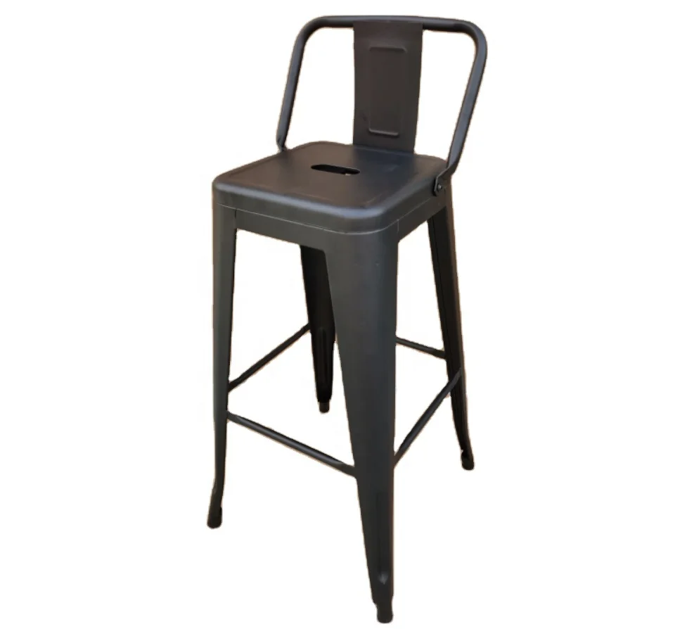 Металлические барные стулья барный стул металлические стулья промышленный Ресторан металлический каркас обеденные стулья