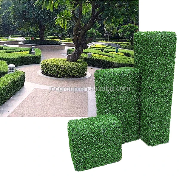 Bushes panels artificial boxwood hedge