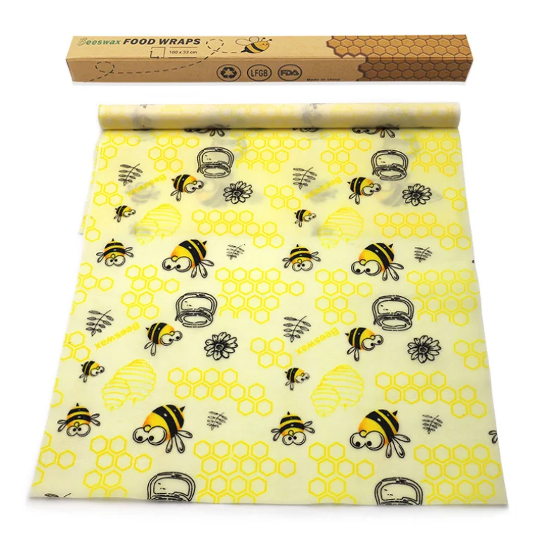 Beeswax Food Wrap Wraps Biodegradable Beeswax Reusable Food Wrap Stretch Film Reusable Bees