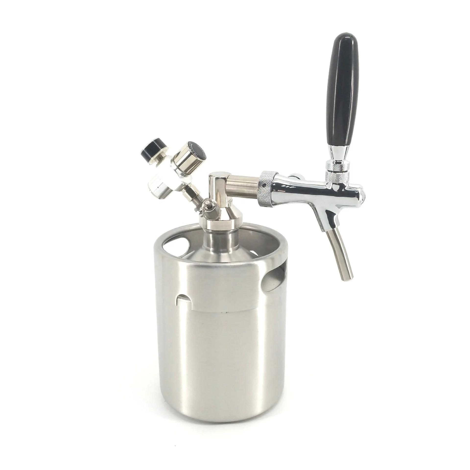 Hot sale 2L 3.6L stainless steel beer keg mini keg Beer Keg Dispenser with CO2 Pressure of gas cylinder
