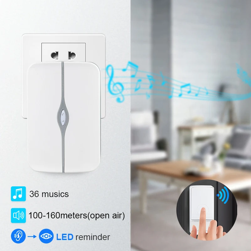 XINHUI SP-8533T(AC) водонепроницаемый беспроводной самогенераторный дом villa security EU AU UK US Plug дверной
