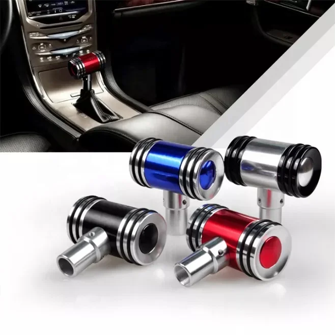 4 Color Universal Car Aluminum Custom Handles Stick Hand Gear Lever Gear Shift Knob