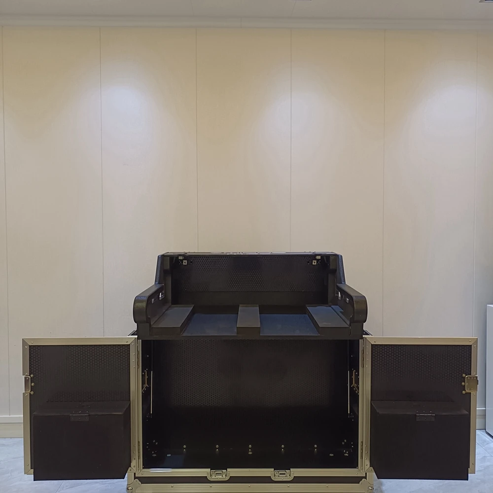 Поворотный четырехсторонний Открытый Чехол для dj Bass flight Speaker 2 в 1 audio midas m32 road case аудио аренды