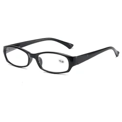 2023 New Classic Cheap Portable Small Plastic Black Classic  Reading Glasses with Comfort Spring Hinges for Women and Men