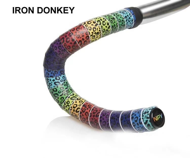 1 пара велосипедный руль IRONDONKEY BMX мягкая клейкая лента EVA с 2-полюсными заглушками дышащая противоскользящая велосипедная