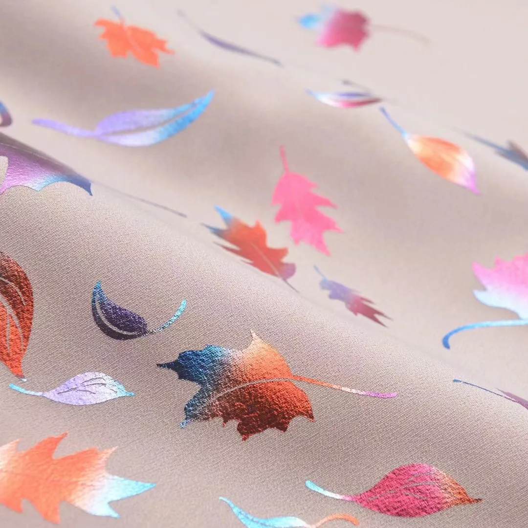 100 Polyester Composite Filament Gilding Fabric For Garments Soft Satin Chiffon Women Clothing Fabric