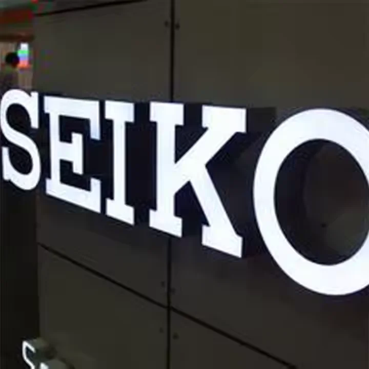 3D Outdoor LOGO Waterproof Front sign Advertising Lit Business Signage Light Up Front Channel Letter Signs With Best Quality