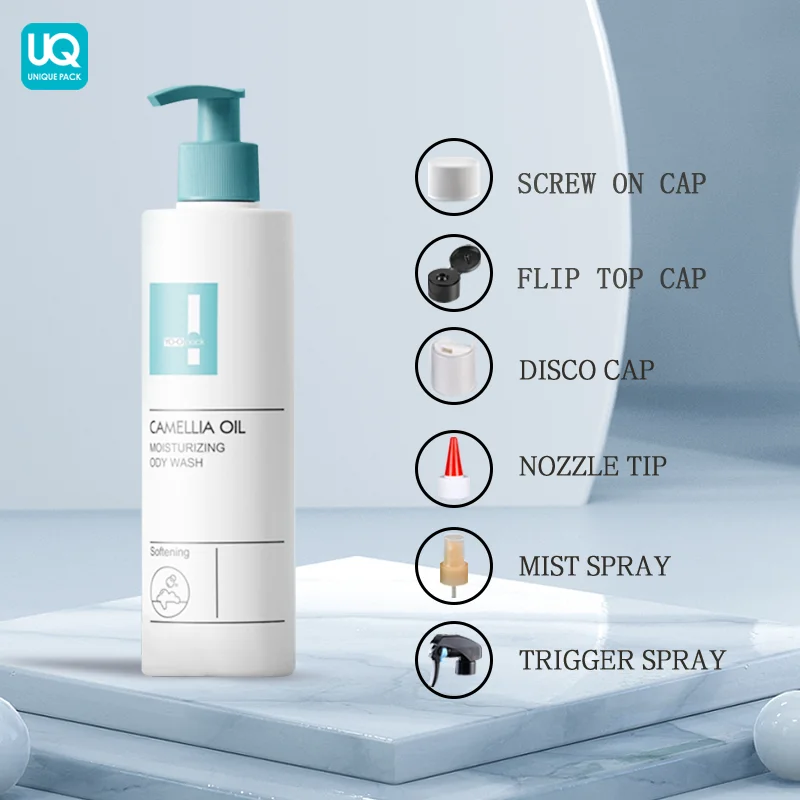 Empty 500 1000 Ml Recycled Plastic Container Rpet Cosmetic Packaging Shower Gel Shampoo And Conditioner Bottles