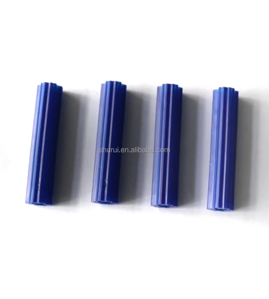 100pcs 6mm Long-Lasting Plastic Wall Plug with Fixing Nail PE Material Wall Plug Plastic Anchor