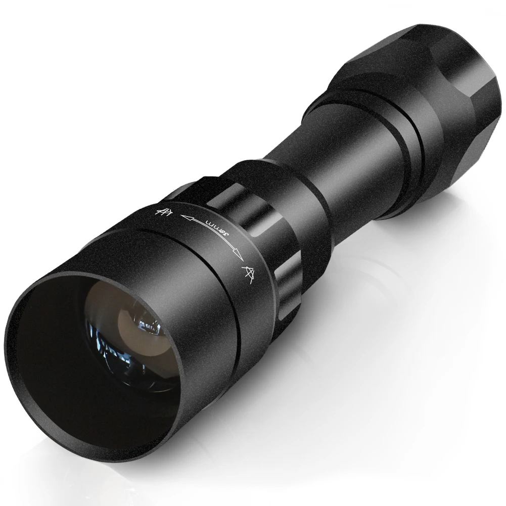 UniqueFire1605-38 High quality Long Range Powerful Zoomable portable usb rechargeable Outdoor Camping tactical flashlight