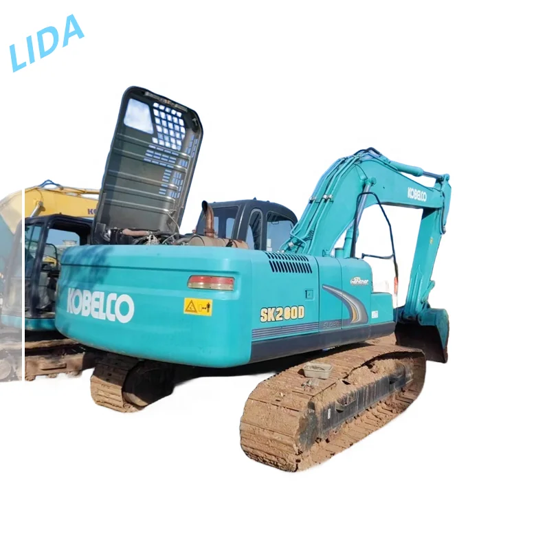 Японская большая Землеройная техника 26 тонн экскаватор Kobelco SK260D sk260 SK260-8 машина для продажи