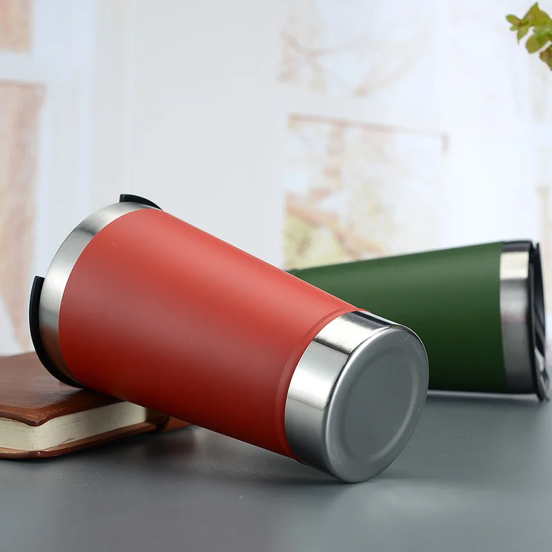 Wholesale stainless steel garrafa termica16oz caneca copo double wall Beer Cup insulated beer tumbler with beer opener