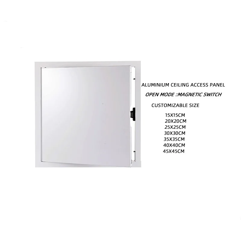 Popular Design easy to installation Magnetic switch Ceiling Aluminum Access Panel Door