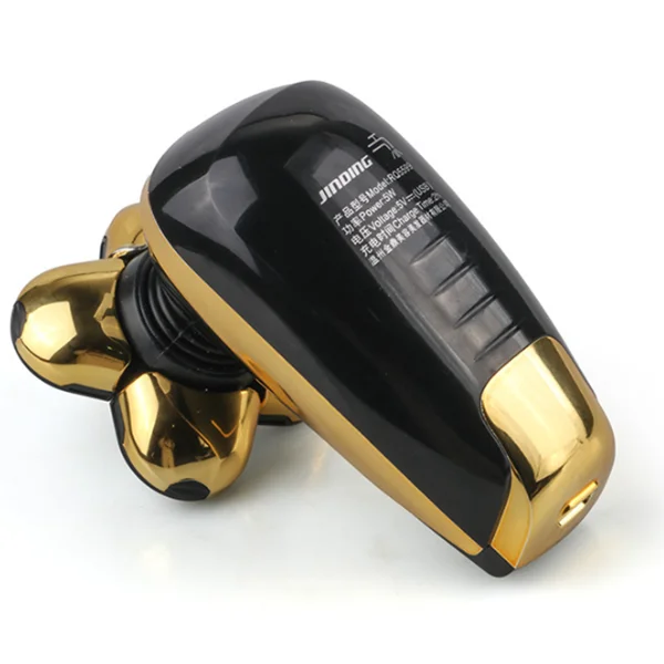 
Electric Shaver Triple Floating Blade Heads Wet-Dry Dual Use Waterproof Shaving Machine Electric Shaver Rechargable 