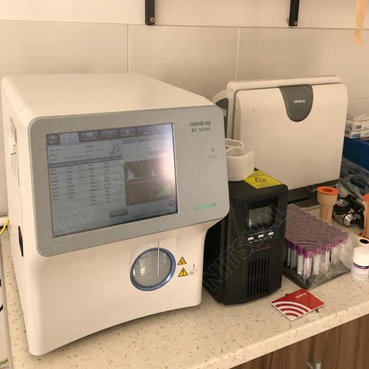 Mindray BC-30Vet Hematology Analyzer Veterinary 4 Part Differential CBC Machine BC 2800 Vet