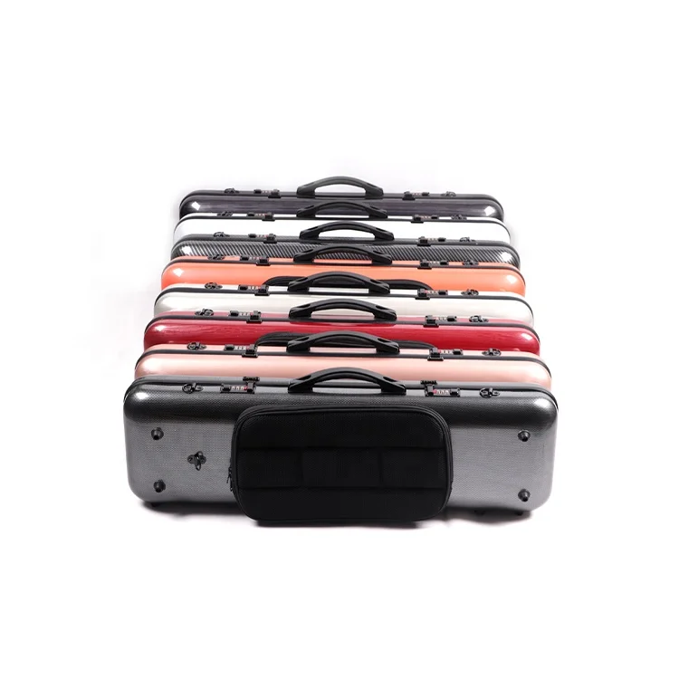 Gaosijia с возможностью нанесения производителем личных самый лучший продавая Оптовая Продажа Черный композитный продолговатые Жесткий Чехол для скрипки G-2006VP 4/4 3/4 1/2 1/4