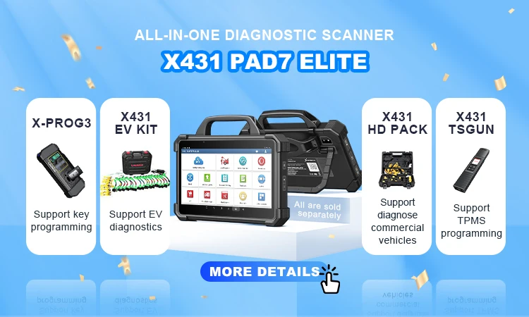 launch x-431 pad7 elite x431 pad vii 7 smartlink Intelligent ecu programming program tool key electric car diagnostic scanner